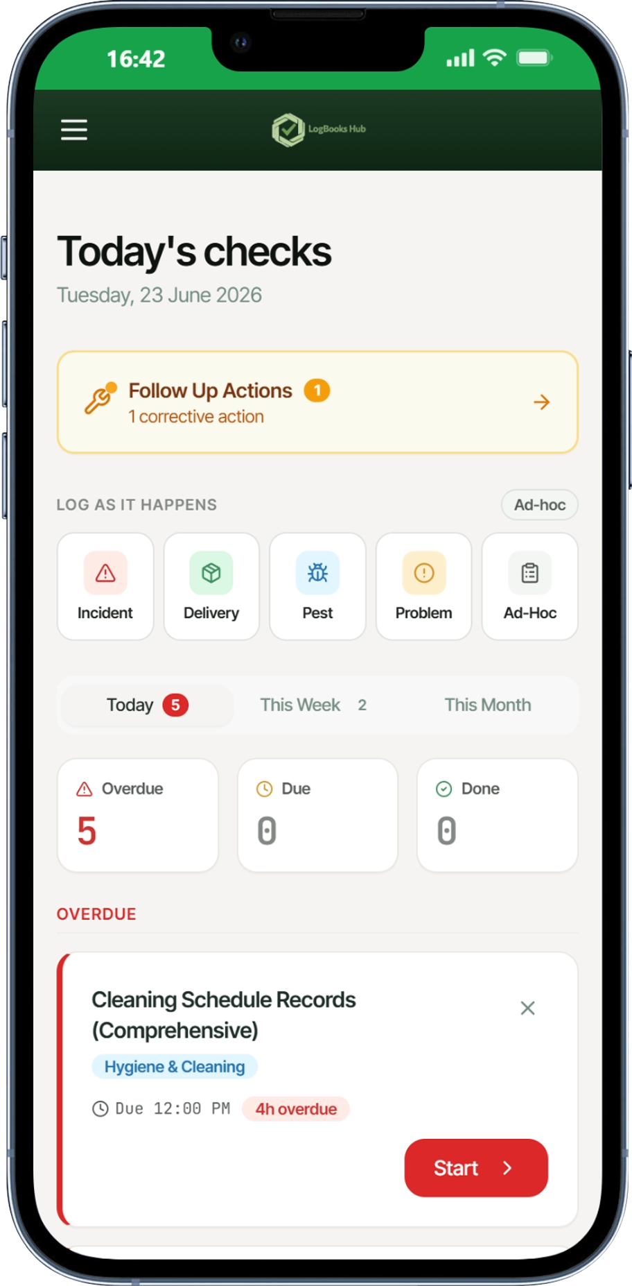 iOS screenshot 1